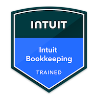 Intuit Bookkeeping trained badge